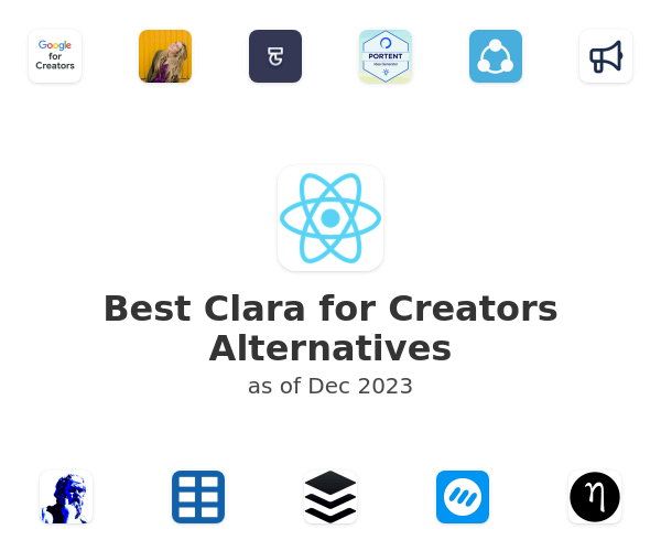 Best Clara for Creators Alternatives