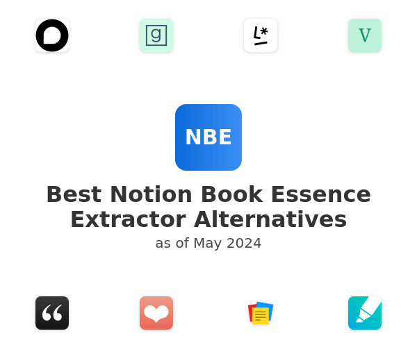 Best Notion Book Essence Extractor Alternatives