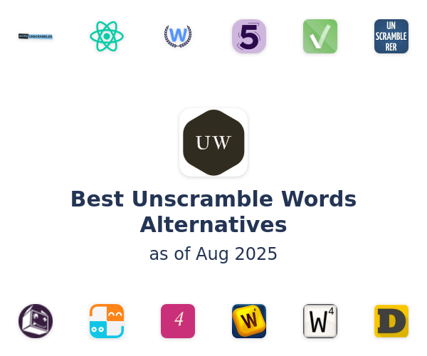 Best Unscramble Words Alternatives