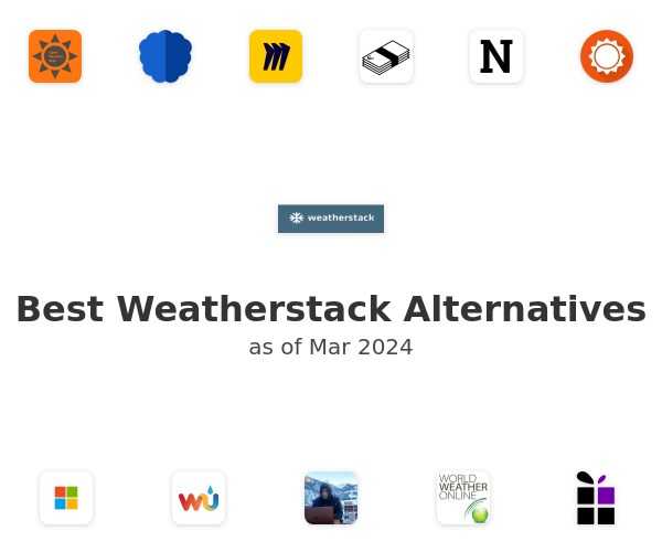 Best Weatherstack Alternatives