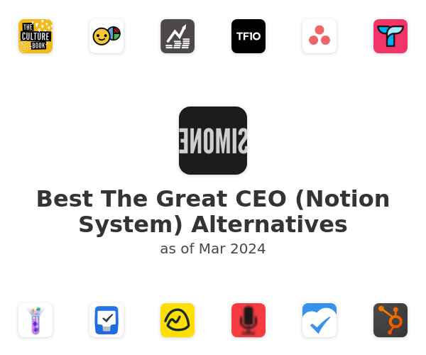 Best The Great CEO (Notion System) Alternatives