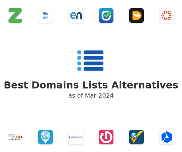 Best Domains Lists Alternatives
