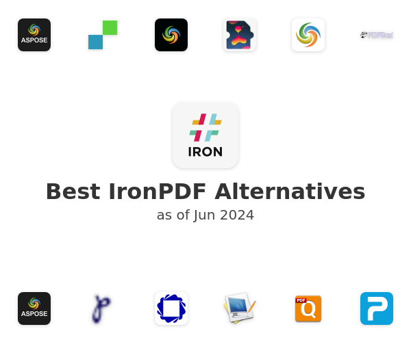 Best IronPDF Alternatives