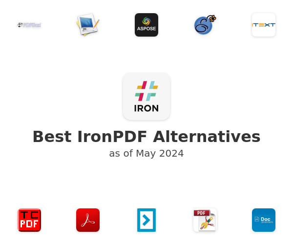 Best IronPDF Alternatives