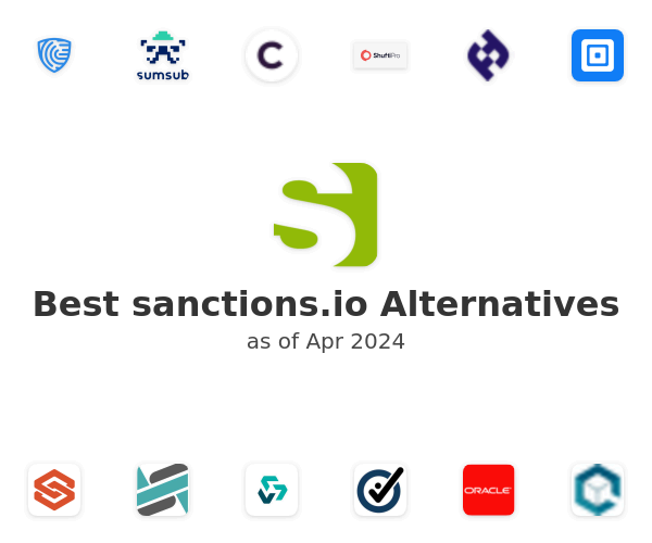 Best sanctions.io Alternatives