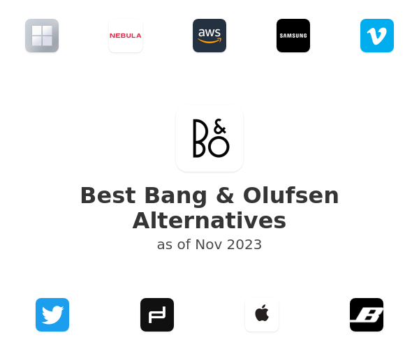 Best Bang & Olufsen Alternatives