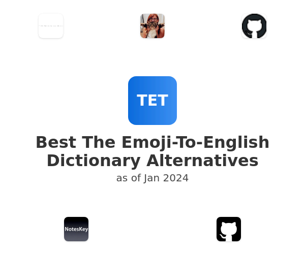 Best The Emoji-To-English Dictionary Alternatives