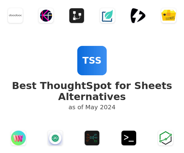 Best ThoughtSpot for Sheets Alternatives