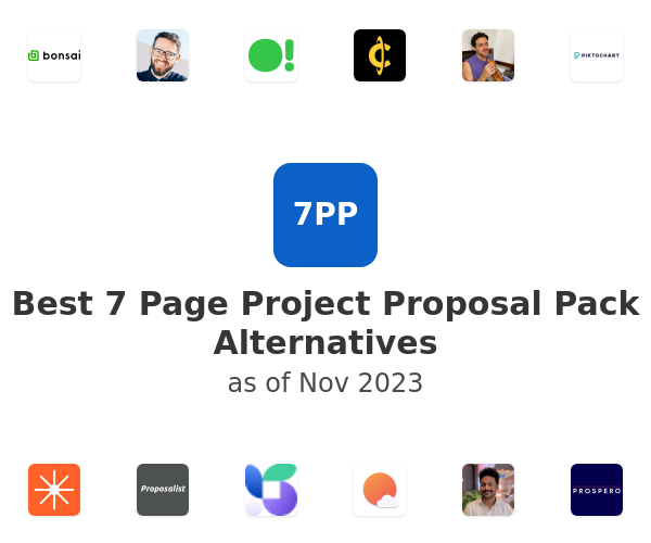 Best 7 Page Project Proposal Pack Alternatives