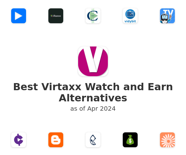 Best Virtaxx Watch and Earn Alternatives
