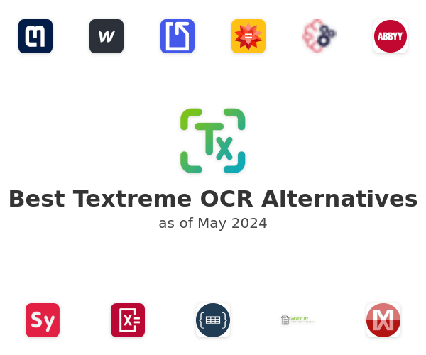 Best Textreme OCR Alternatives