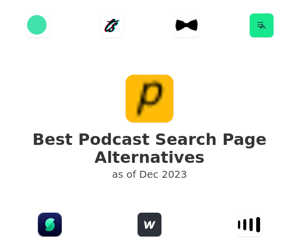Best Podcast Search Page Alternatives