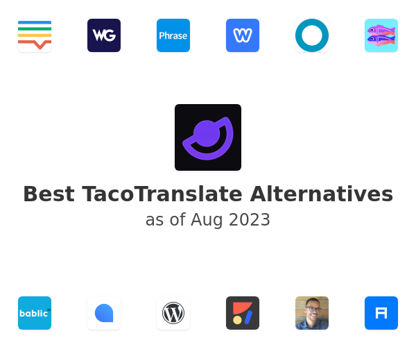 Best TacoTranslate Alternatives