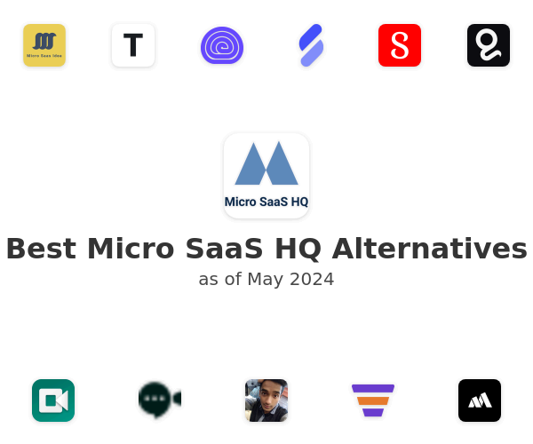 Best Micro SaaS HQ Alternatives