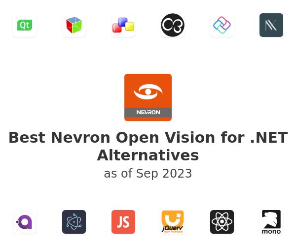 Best Nevron Open Vision for .NET Alternatives