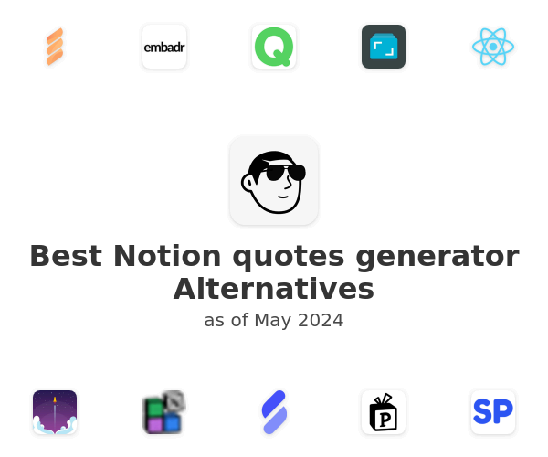Best Notion quotes generator Alternatives