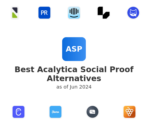 Best Acalytica Social Proof Alternatives