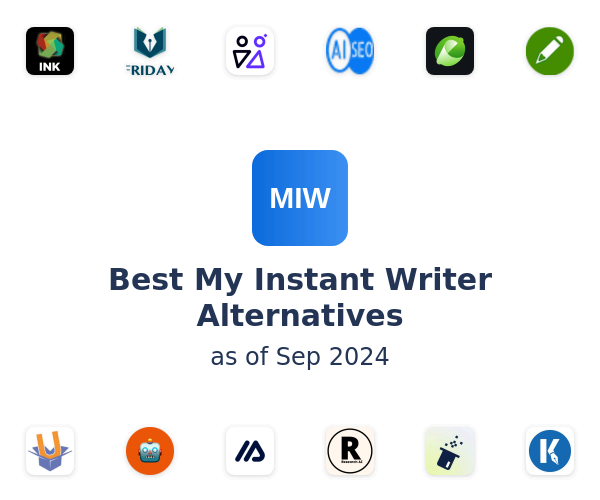 Best My Instant Writer Alternatives