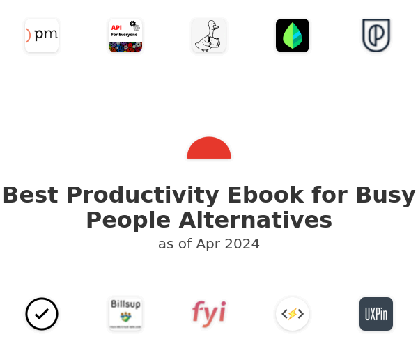 Best Productivity Ebook for Busy People Alternatives