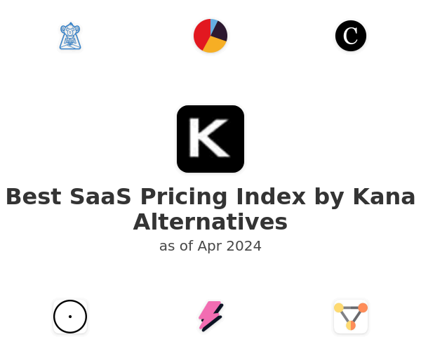 Best SaaS Pricing Index by Kana Alternatives
