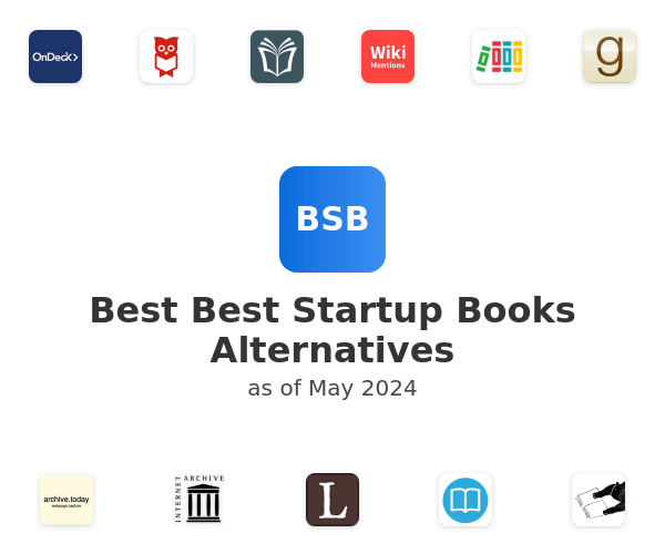 Best Best Startup Books Alternatives