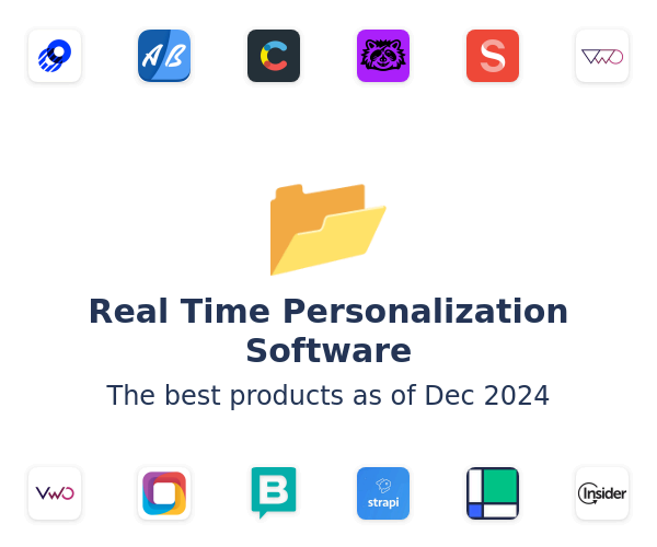 The best Real Time Personalization products