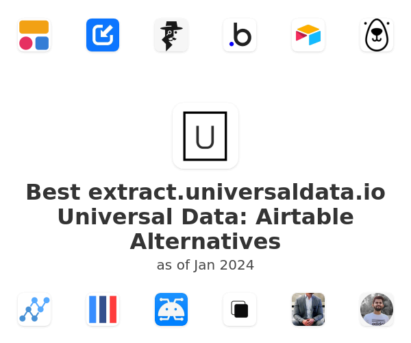 Best extract.universaldata.io Universal Data: Airtable Alternatives