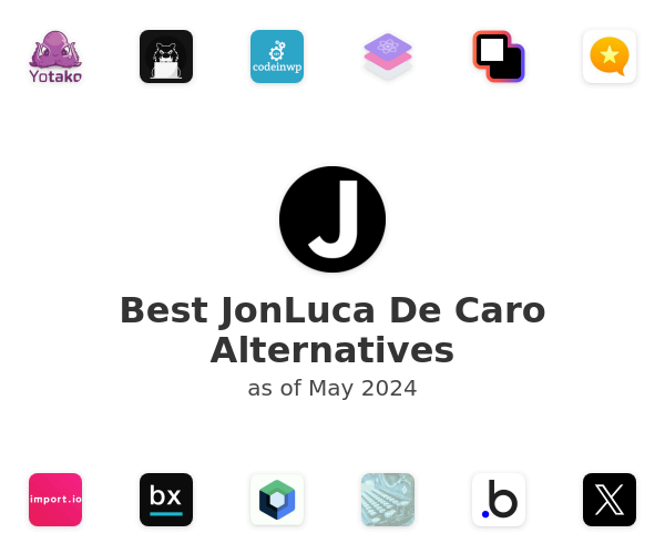 Best JonLuca De Caro Alternatives
