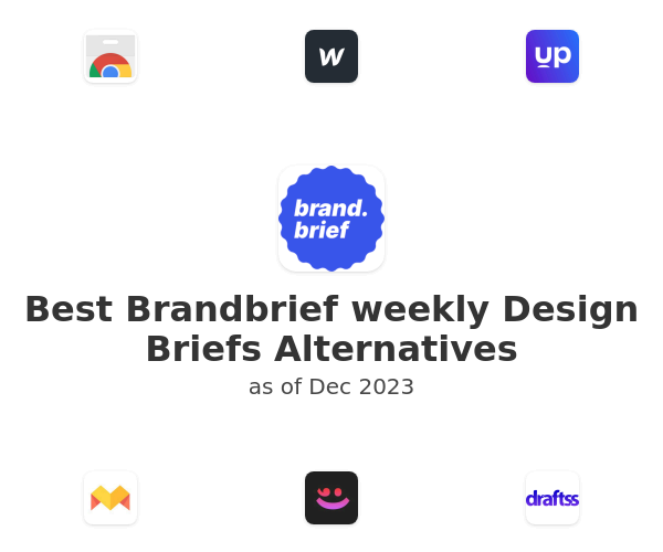 Best Brandbrief weekly Design Briefs Alternatives