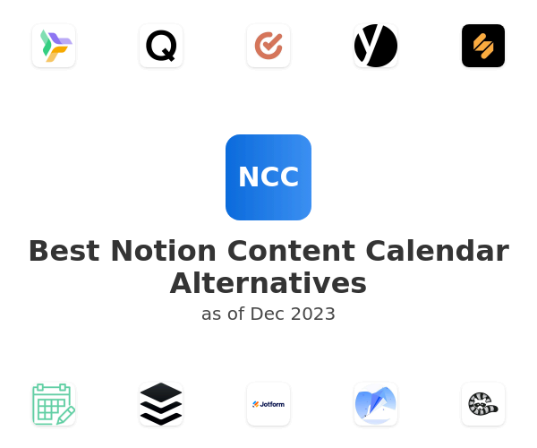 Best Notion Content Calendar Alternatives