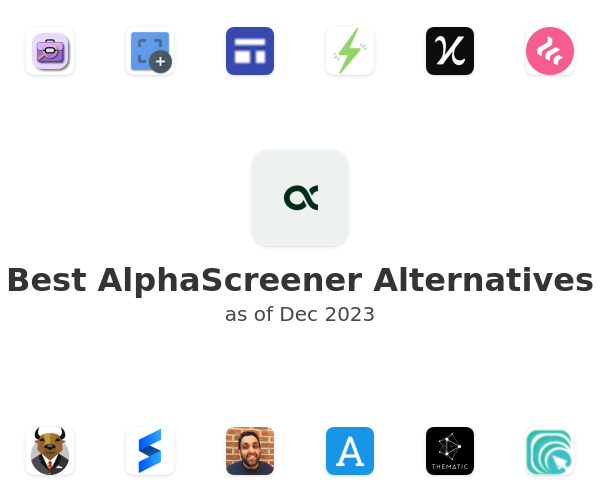 Best AlphaScreener Alternatives
