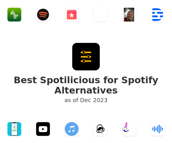 Best Spotilicious for Spotify Alternatives