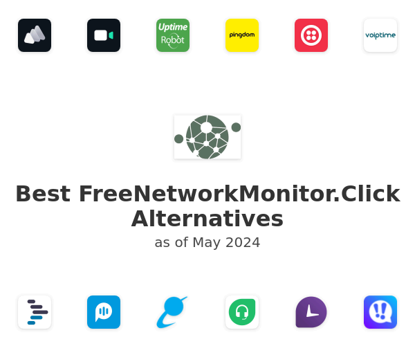 Best FreeNetworkMonitor.Click Alternatives