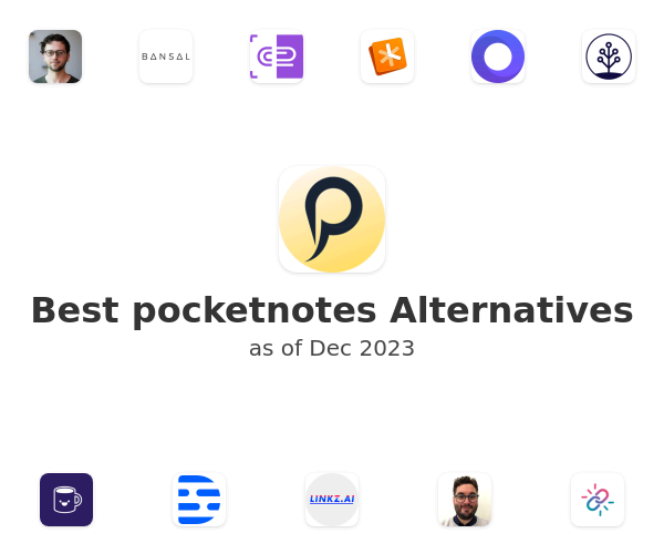 Best pocketnotes Alternatives