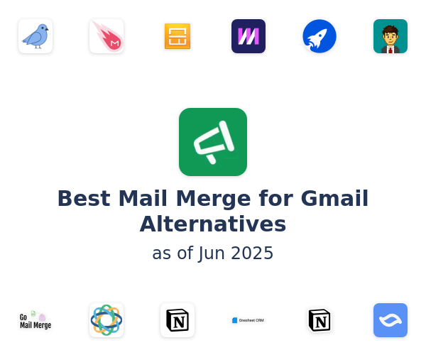Best Mail Merge for Gmail Alternatives