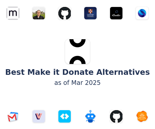 Best Make it Donate Alternatives