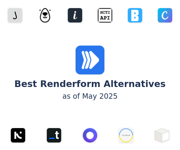 Best Renderform Alternatives