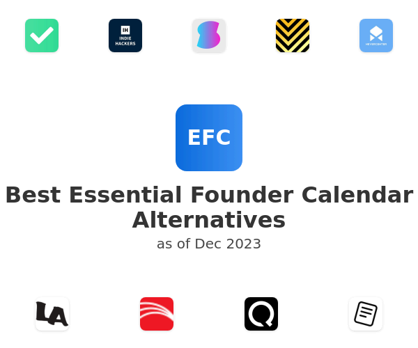 Best Essential Founder Calendar Alternatives
