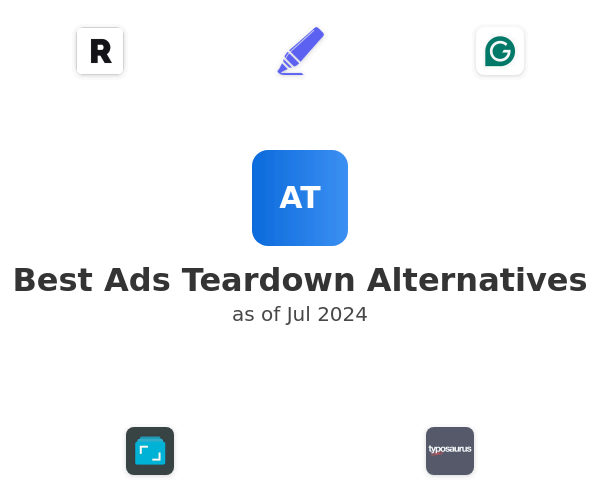 Best Ads Teardown Alternatives