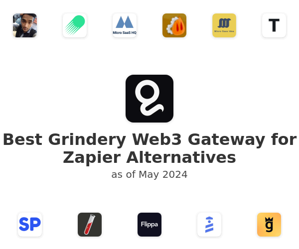 Best Grindery Web3 Gateway for Zapier Alternatives