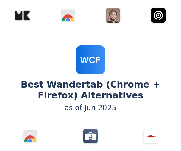 Best Wandertab (Chrome + Firefox) Alternatives