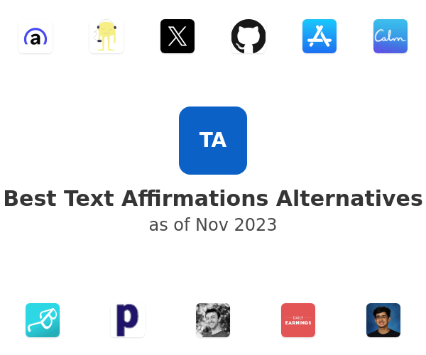 Best Text Affirmations Alternatives