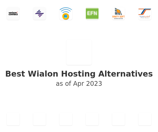 Best Wialon Hosting Alternatives