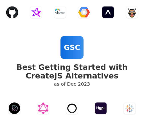 Best Getting Started with CreateJS Alternatives