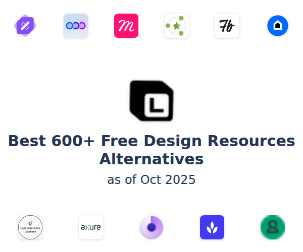 Best 600+ Free Design Resources Alternatives