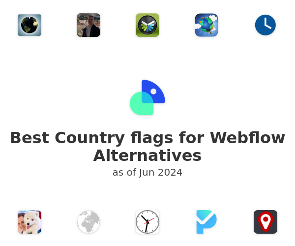Best Country flags for Webflow Alternatives