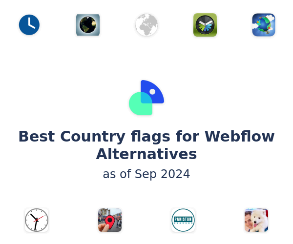 Best Country flags for Webflow Alternatives