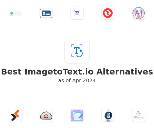 Best ImagetoText.io Alternatives