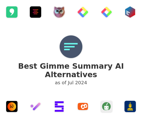 Best Gimme Summary AI Alternatives