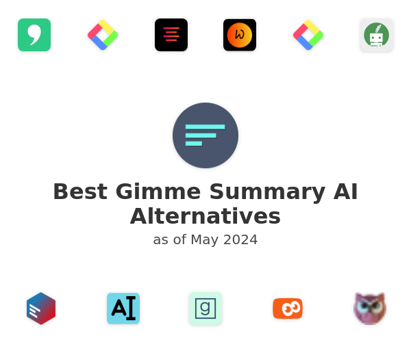 Best Gimme Summary AI Alternatives